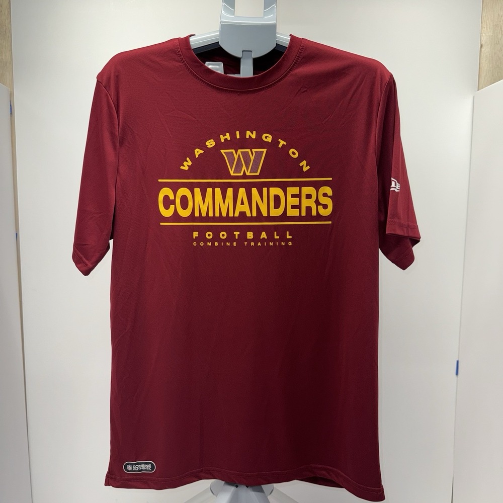 Washington Commanders NFL Combine Authentic New Era T-Shirt Men's Large Red